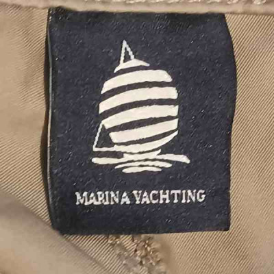 Marina Yachting - Jeans da donna in cotone stretch beige - Italianfashionglam