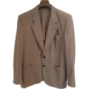 Paul & Shark - Giacca da uomo in lino a quadri blu/bianco - Italianfashionglam