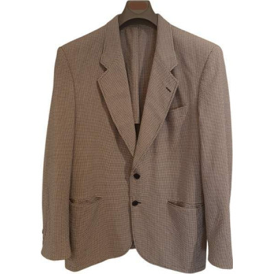 Paul & Shark - Giacca da uomo in lino a quadri blu/bianco - Italianfashionglam