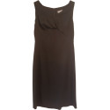 Pinko - Dress in pura seta di color nero tubino smanicato - Italianfashionglam