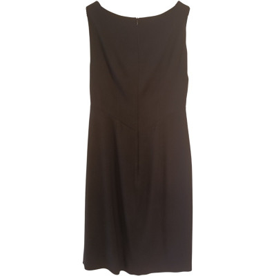 Pinko - Dress in pura seta di color nero tubino smanicato - Italianfashionglam