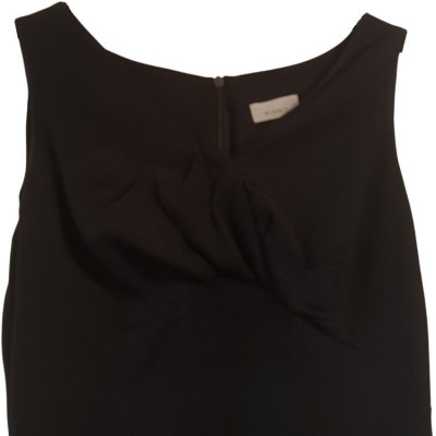 Pinko - Dress in pura seta di color nero tubino smanicato - Italianfashionglam