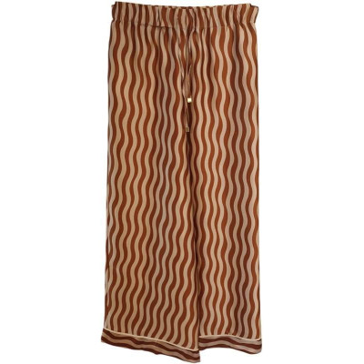Liviana Conti - Pantalone da donna rigato multicolor a gamba dritta - Italianfashionglam