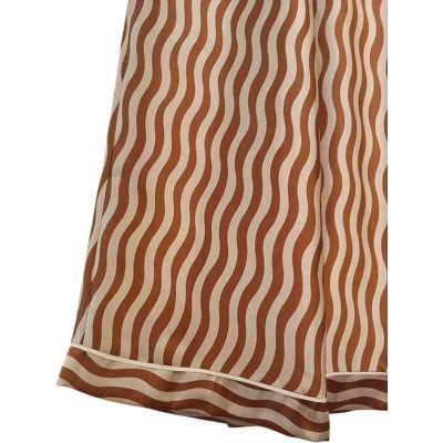 Liviana Conti - Pantalone da donna rigato multicolor a gamba dritta - Italianfashionglam