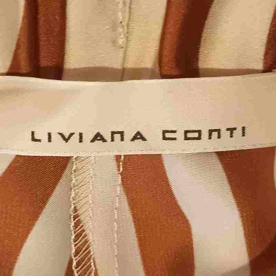 Liviana Conti - Pantalone da donna rigato multicolor a gamba dritta - Italianfashionglam