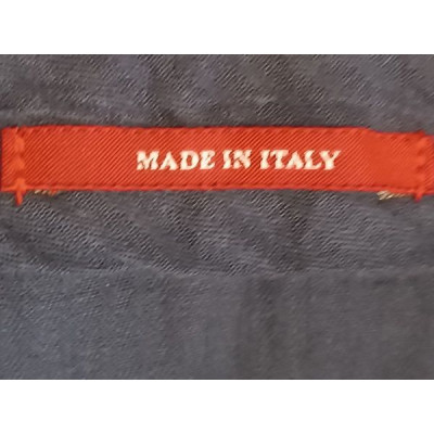 Pal Zileri - Pantalone da uomo in misto di cotone color blu in gessato grigio - Italianfashionglam
