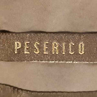 Peserico. Abito tubino estivo in cotone verde militare - Italianfashionglam