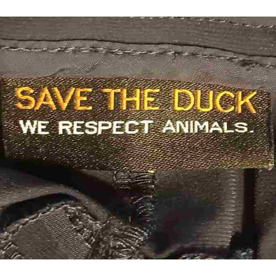 Save The Duck - Pantalone chino uomo in nylon blu scuro - Italianfashionglam