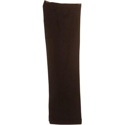 Aspesi - Pantalone da donna in lana colore nero palazzo - Italianfashionglam