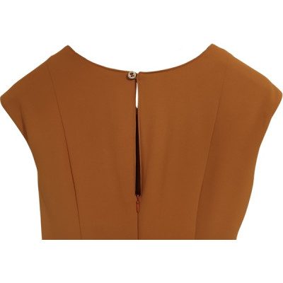 Intrend - Abito da donna in poliestere di colore arancione - Italianfashionglam