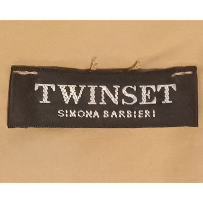 Twinset - Dress estivo in cotone stretch colore cammello - Italianfashionglam