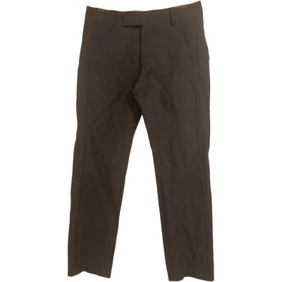 Dondup - Pantalone da uomo in cotone grigio gamba dritta - Italianfashionglam
