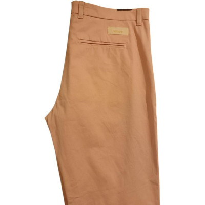Haikure - Pantalone da donna in cotone stretch rosa dritti - Italianfashionglam