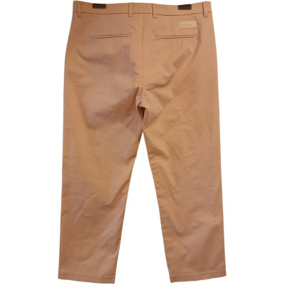 Haikure - Pantalone da donna in cotone stretch rosa dritti - Italianfashionglam