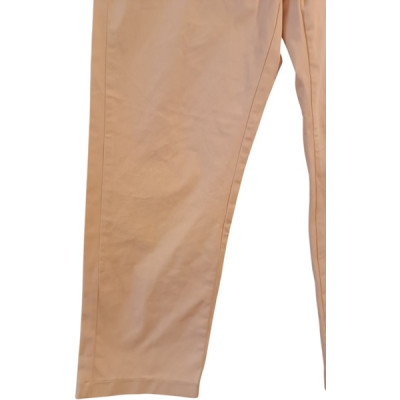 Haikure - Pantalone da donna in cotone stretch rosa dritti - Italianfashionglam