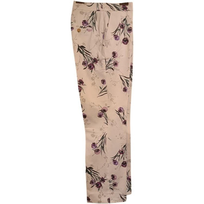 Max Mara - Pantalone gamba dritta in cotone multicolor - Italianfashionglam
