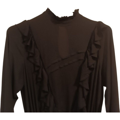 Ottod'Ame - Abito estivo da donna in viscosa colore nero - Italianfashionglam