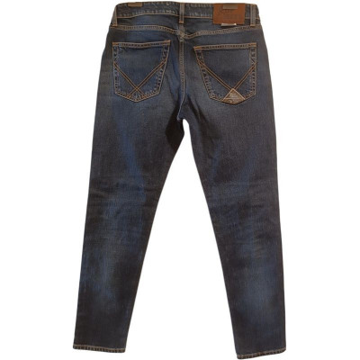 Roy Roger's - Blue jeans uomo cotone stretch straight fit 5 tasche - Italianfashionglam