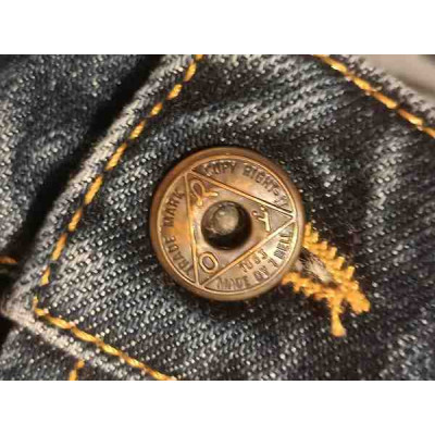 Roy Roger's - Blue jeans uomo cotone stretch straight fit 5 tasche - Italianfashionglam