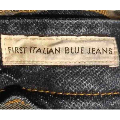 Roy Roger's - Blue jeans uomo cotone stretch straight fit 5 tasche - Italianfashionglam