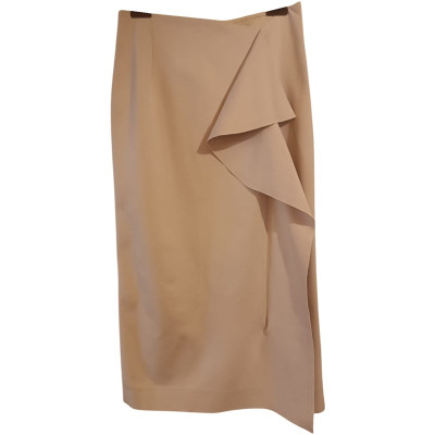 Alessia Santi - Gonna pencil skirt in viscosa di color beige - Italianfashionglam