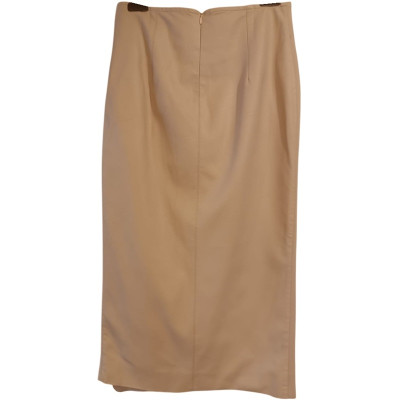 Alessia Santi - Gonna pencil skirt in viscosa di color beige - Italianfashionglam