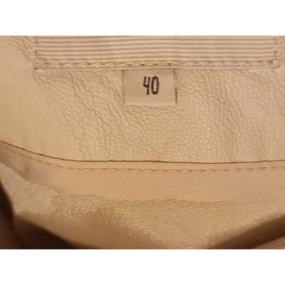 Alessia Santi - Gonna pencil skirt in viscosa di color beige - Italianfashionglam