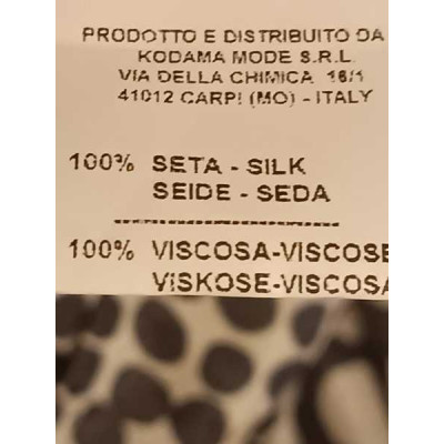 Tua Nua lLong dress in tessuto di pura seta multi colore - Italianfashionglam