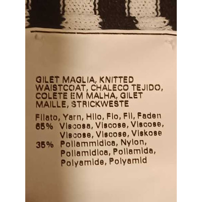 Marina Rinaldi - Gilet lungo da donna in viscosa multi colore - Italianfashionglam