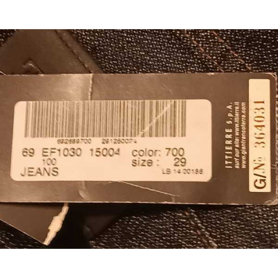 Gianfranco Ferrè - Blue jeans da donna in cotone 5 tasche - Italianfashionglam