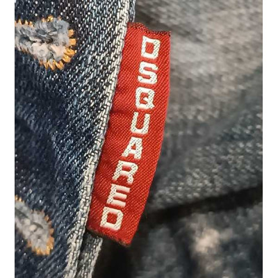 Dsquared2 - Blue jeans da uomo a gamba dritta scoloriti - Italianfashionglam
