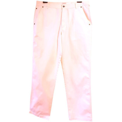 Calvin Klein - Pantalone da uomo in cotone bianco dritti - Italianfashionglam