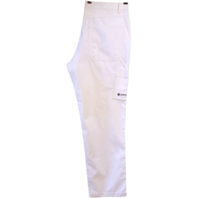 Calvin Klein - Pantalone da uomo in cotone bianco dritti - Italianfashionglam