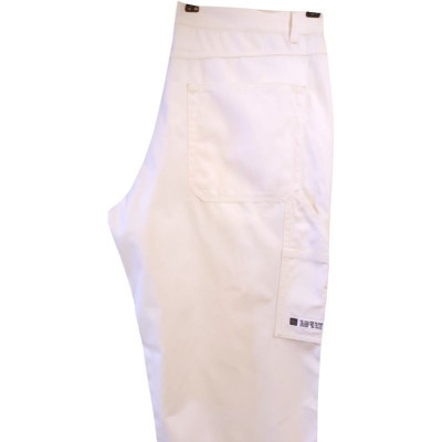 Calvin Klein - Pantalone da uomo in cotone bianco dritti - Italianfashionglam