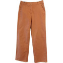 Zhelda - Pantalone da donna in cotone color rosa antico  - Italianfashionglam