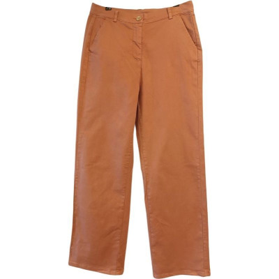 Zhelda - Pantalone da donna in cotone color rosa antico  - Italianfashionglam