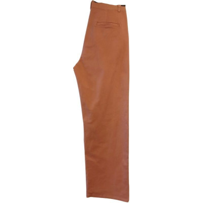 Zhelda - Pantalone da donna in cotone color rosa antico  - Italianfashionglam