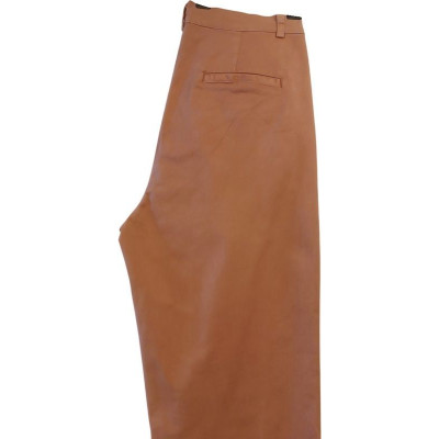 Zhelda - Pantalone da donna in cotone color rosa antico  - Italianfashionglam