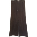 Nili Lotan - Jeans da donna in cotone denim nero a zampa - Italianfashionglam
