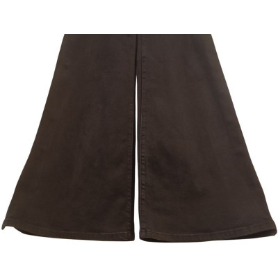 Nili Lotan - Jeans da donna in cotone denim nero a zampa - Italianfashionglam