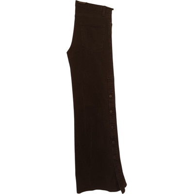 Nili Lotan - Jeans da donna in cotone denim nero a zampa - Italianfashionglam