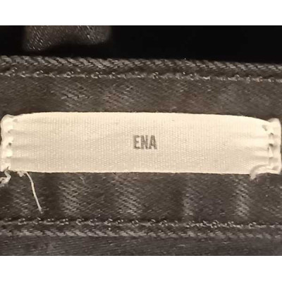 Nili Lotan - Jeans da donna in cotone denim nero a zampa - Italianfashionglam