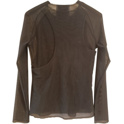 Yohji Yamamoto - Maglia da donna poliestere grigio dark - Italianfashionglam