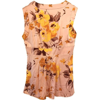 Max&Co - Canotta da donna in seta multicolore floreale - Italianfashionglam