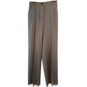 Falconeri - Pantalone da donna in lana blu a gamba dritta - Italianfashionglam
