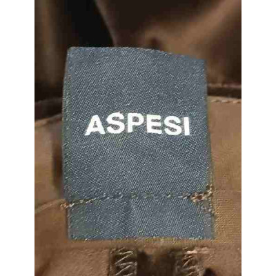 Aspesi - Pantalone da donna elegante in velluto marrone  - Italianfashionglam