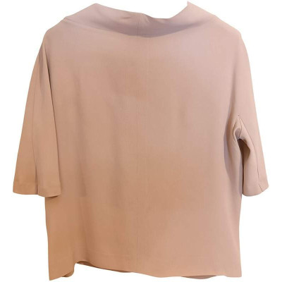 Antonelli Firenze - Blusa in acetato e viscosa color beige  - Italianfashionglam