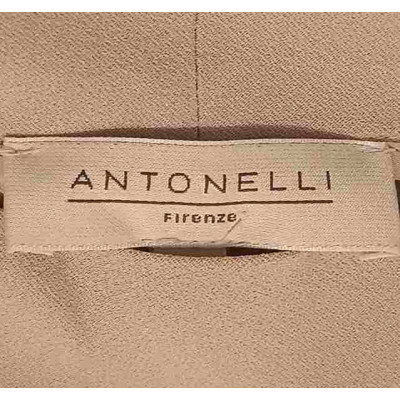 Antonelli Firenze - Blusa in acetato e viscosa color beige  - Italianfashionglam