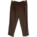 Costume National - Pantalone da donna in viscosa grigio - Italianfashionglam