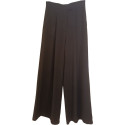 Dixie - Pantalone da donna colore nero palazzo vita alta  - Italianfashionglam